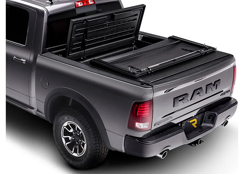TruXedo Deuce 2 hybrid tonneau cover with the front panel folded up