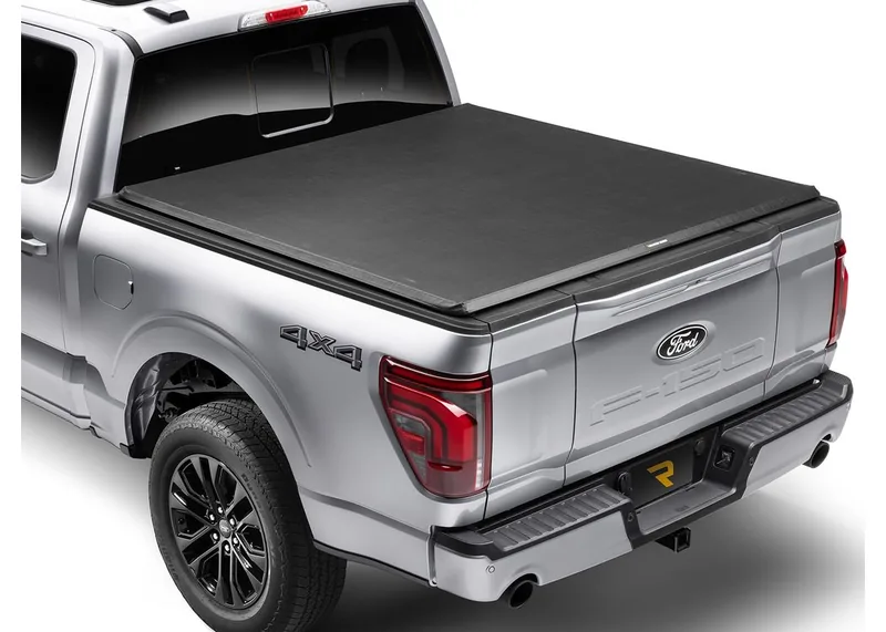 TruXedo TruXport soft roll-up tonneau cover on a Ford F-150